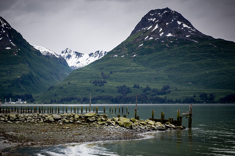 Old dock remnants Valdez