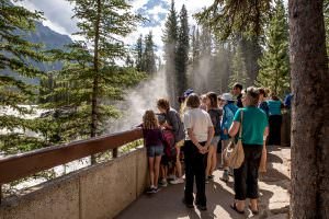 Packed with tourists