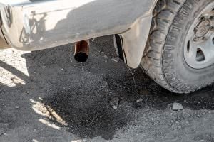 Fluid leaking from vehicle