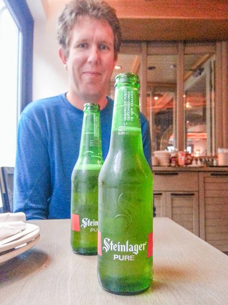 Steinlager? At least you tried NYC. Sort of.