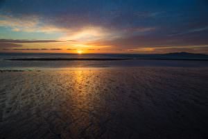 Sunrise from the beach, San Felipe, Baja California Norte