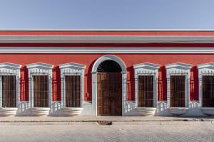 The buildings of El Fuerte, Sinaloa.