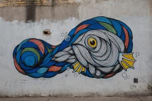 Street art in Culiacán, Sinaloa, Mexico.