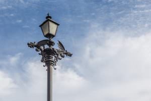 These seem to be the standard street lights in Mexican colonial towns.