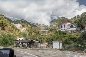 These lucky residents have their homes nestled in between two main highways now.