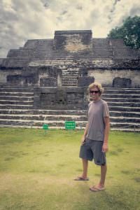 While it is nice and all to see the famous Altun Ha ruin, deep down Ben would prefer drinking a cold Belikin.
