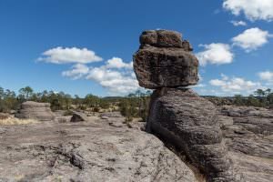 Dramatic rock formations.