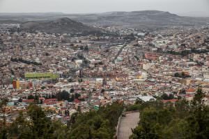 View of Zacatecas from above.