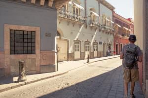 Exploring the streets of Guanajuato.