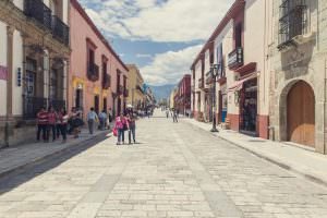 Pedestrian malls.